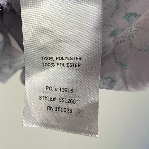 💜Jacquie The Label Floral Square Neck Smocked Waist Long Sleeve Blouse size M - Picture 3 of 6